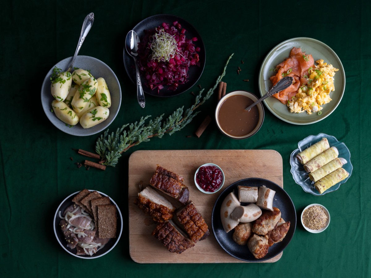 Julebuffet med ribbe